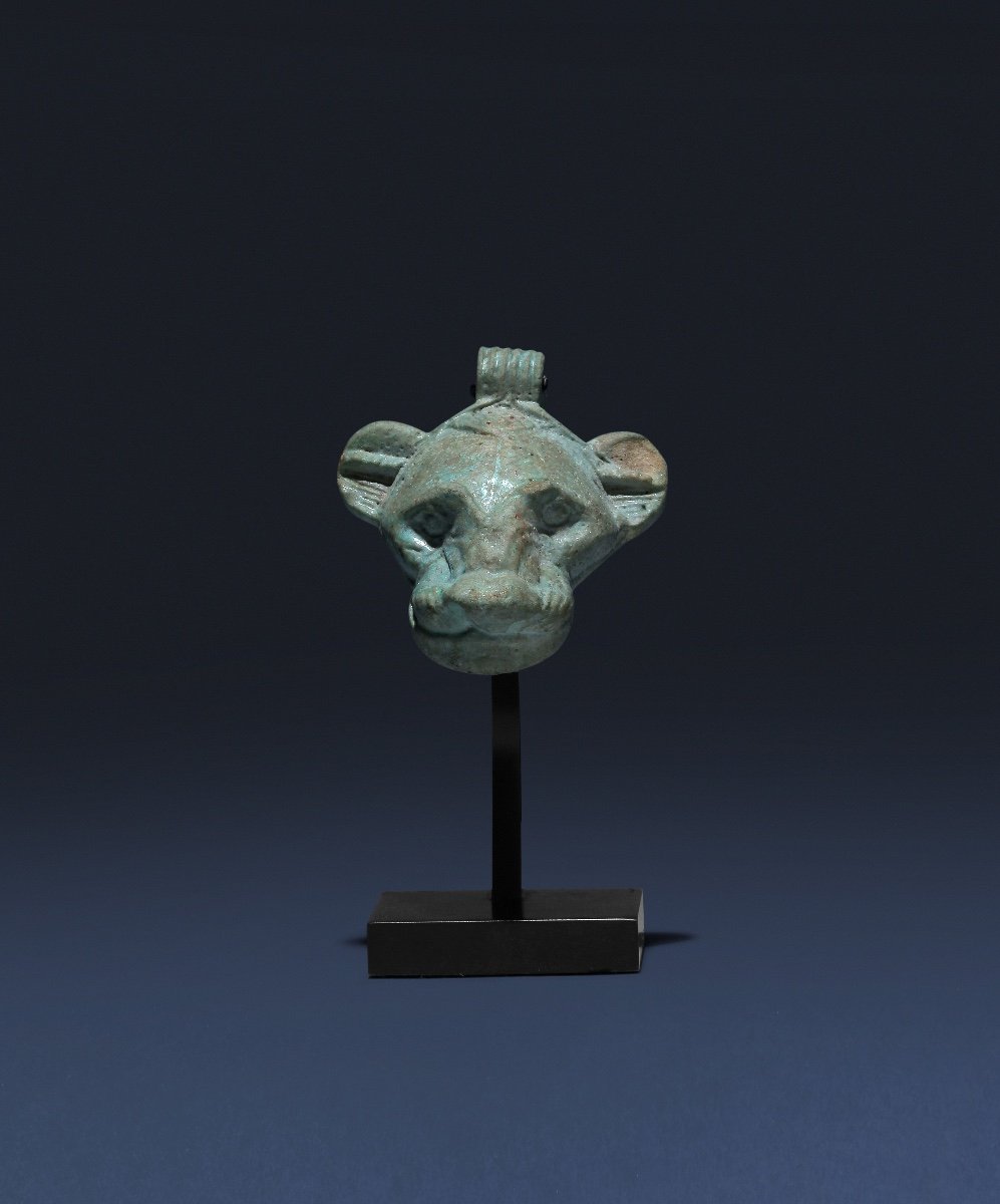 Lioness Head, Achaemenid Amulet Pendant
