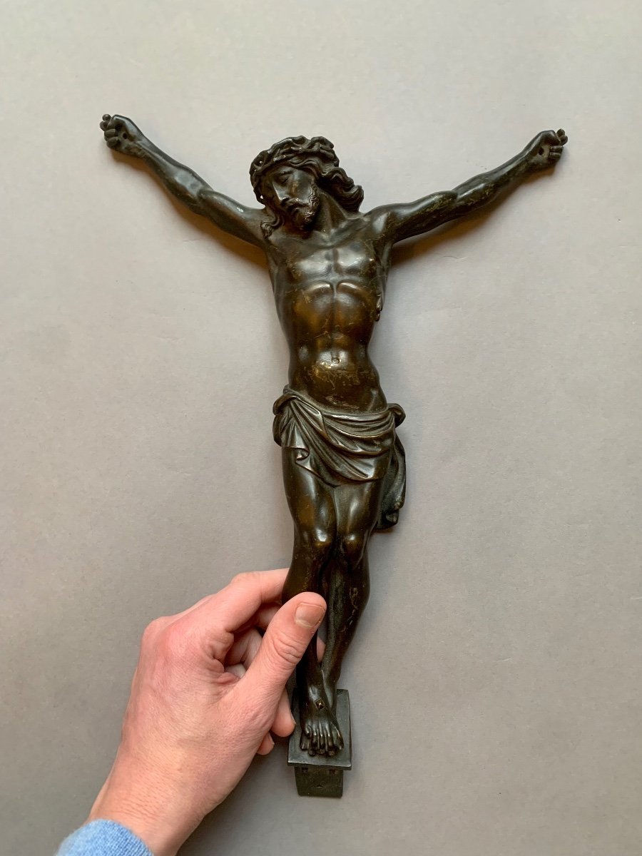 Grand Christ en Bronze XIXeme-photo-3