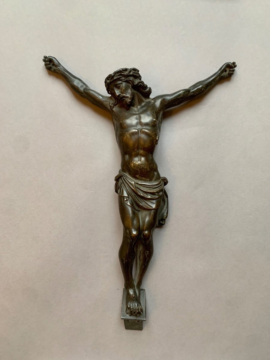 Large Bronze Christ 19th Century