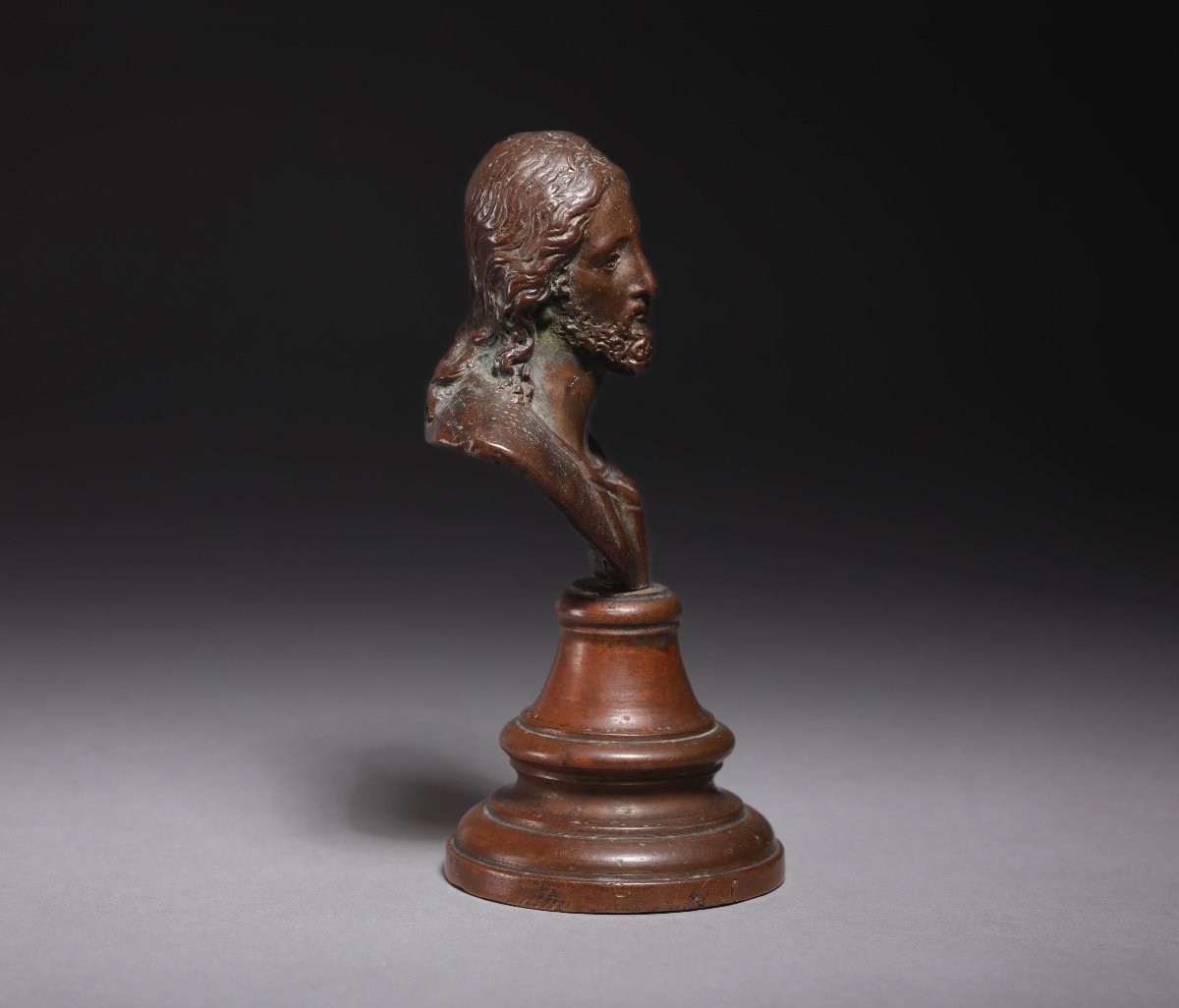 Buste En Bronze De Christ, Renaissance-photo-2