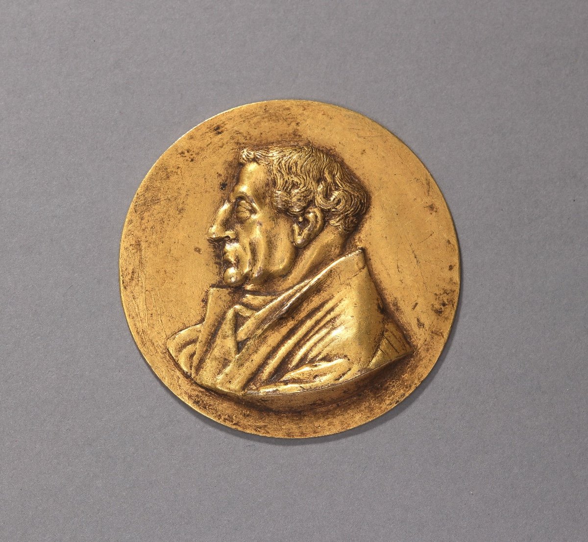 German Renaissance Gilt Bronze Medal, Martin Bucer