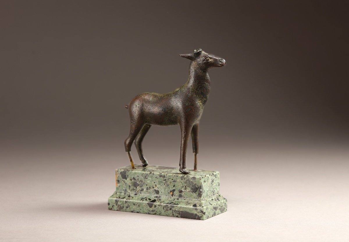 Bronze Antique, Jeune Cerf-photo-2