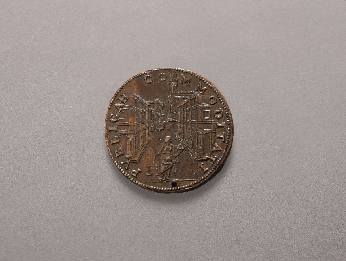 Médaille Bronze Renaissance Florence Médicis-photo-2