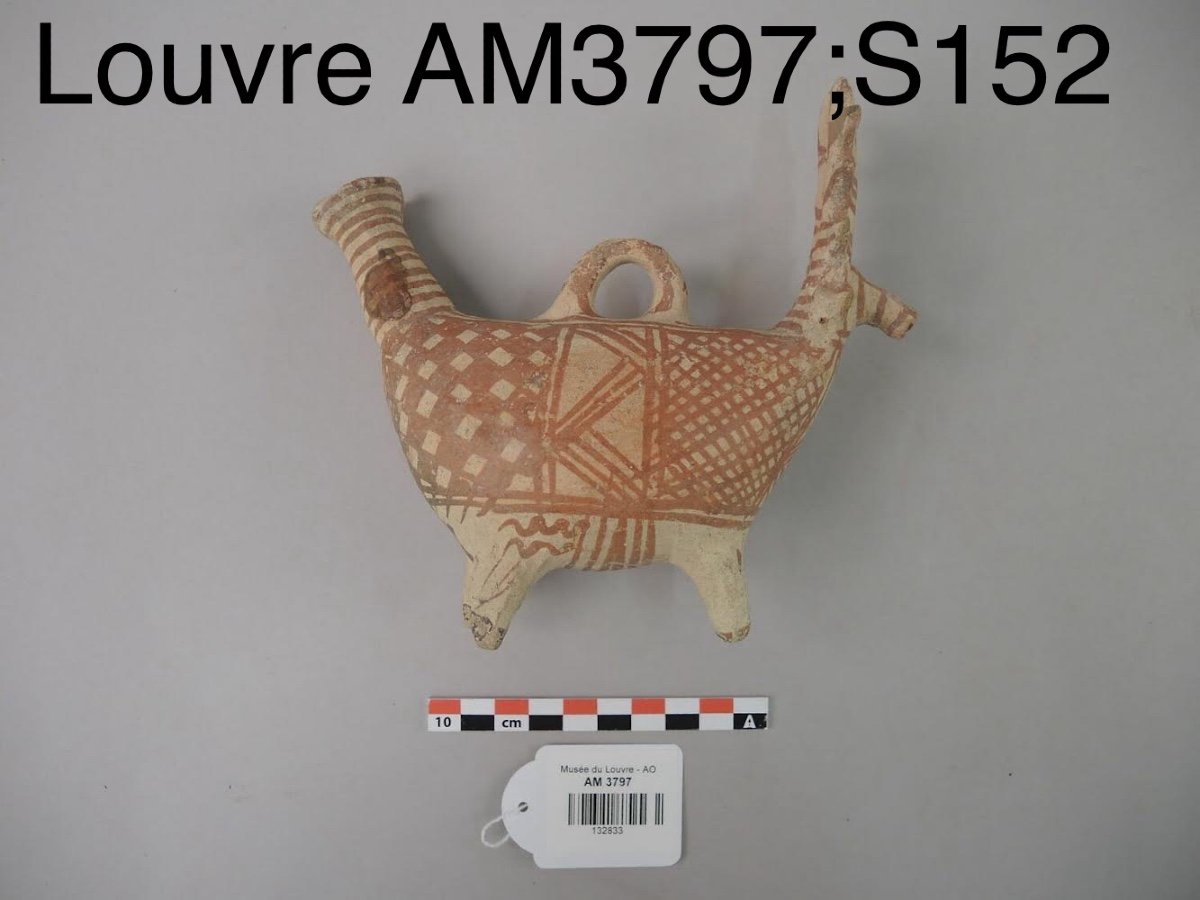 Chypre, âge Du Bronze, Cruche Zoomorphe-photo-2