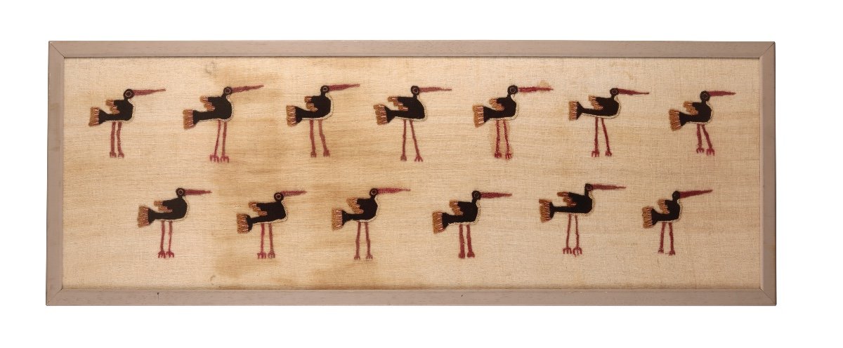 Tissu  Brodé précolombien, Culture Nazca, 200 Av. J.-c. - 600 Apr. J.-c. 