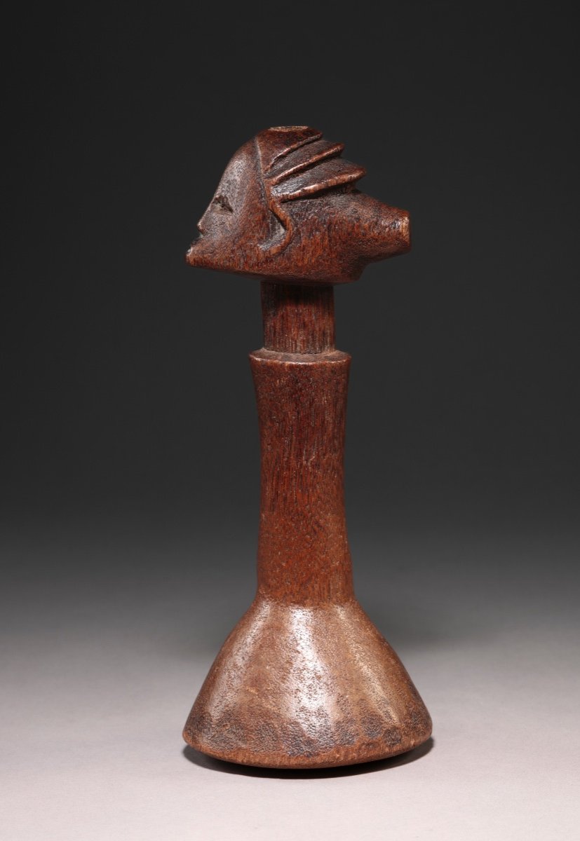 Luba Divination Pestle, Democratic Republic Of Congo