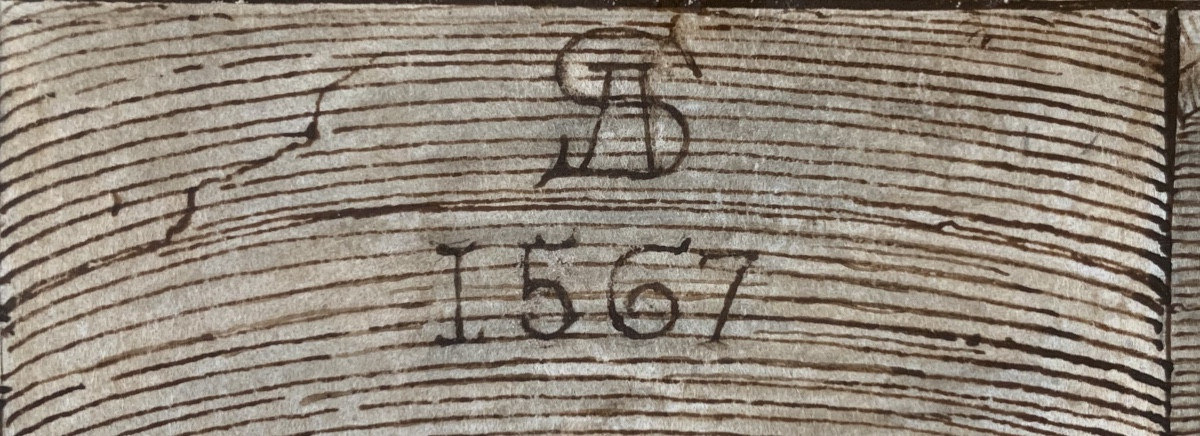 Dessin Sur Parchemin, XIXème S.-photo-2