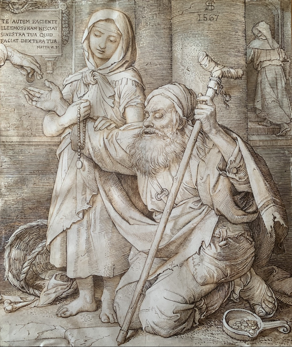 Dessin Sur Parchemin, XIXème S.