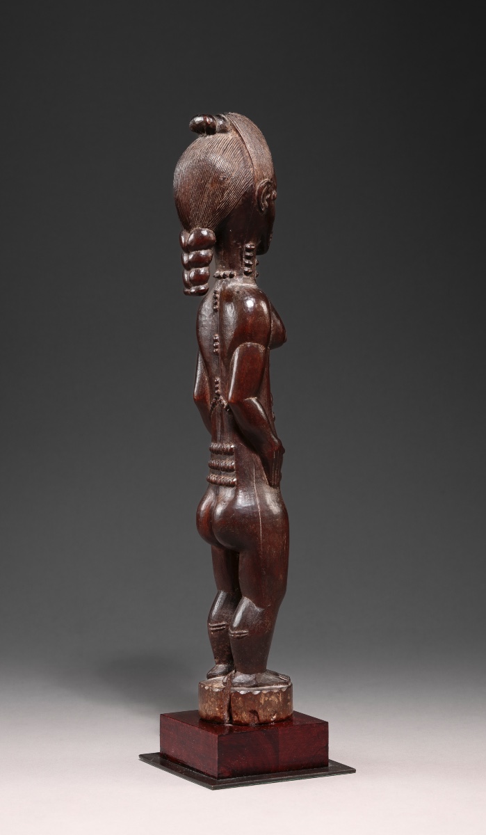 statuette féminine Baoule, Côte d'Ivoire-photo-4