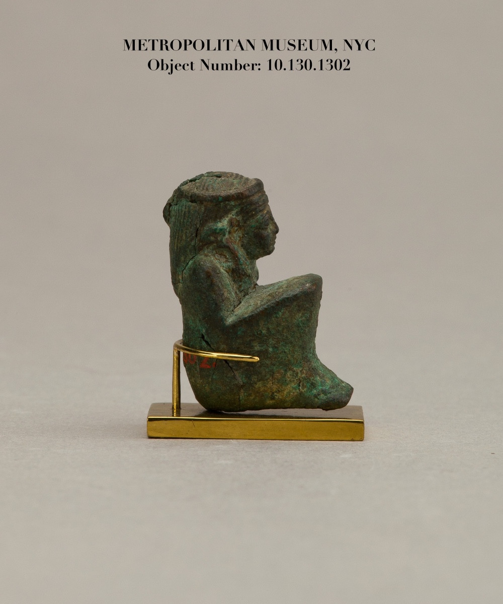 EGYPTE, amulette cornaline Maât-photo-4