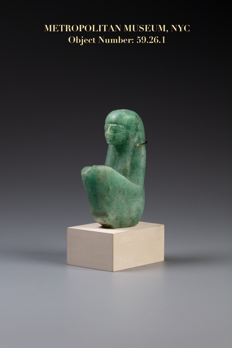 EGYPTE, amulette cornaline Maât-photo-1