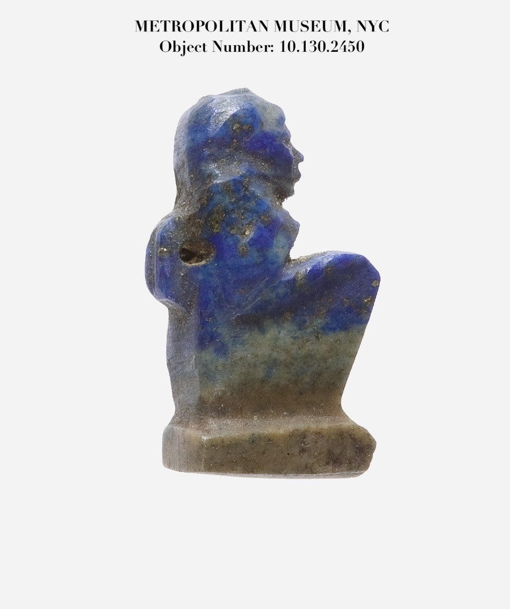 EGYPTE, amulette cornaline Maât-photo-2