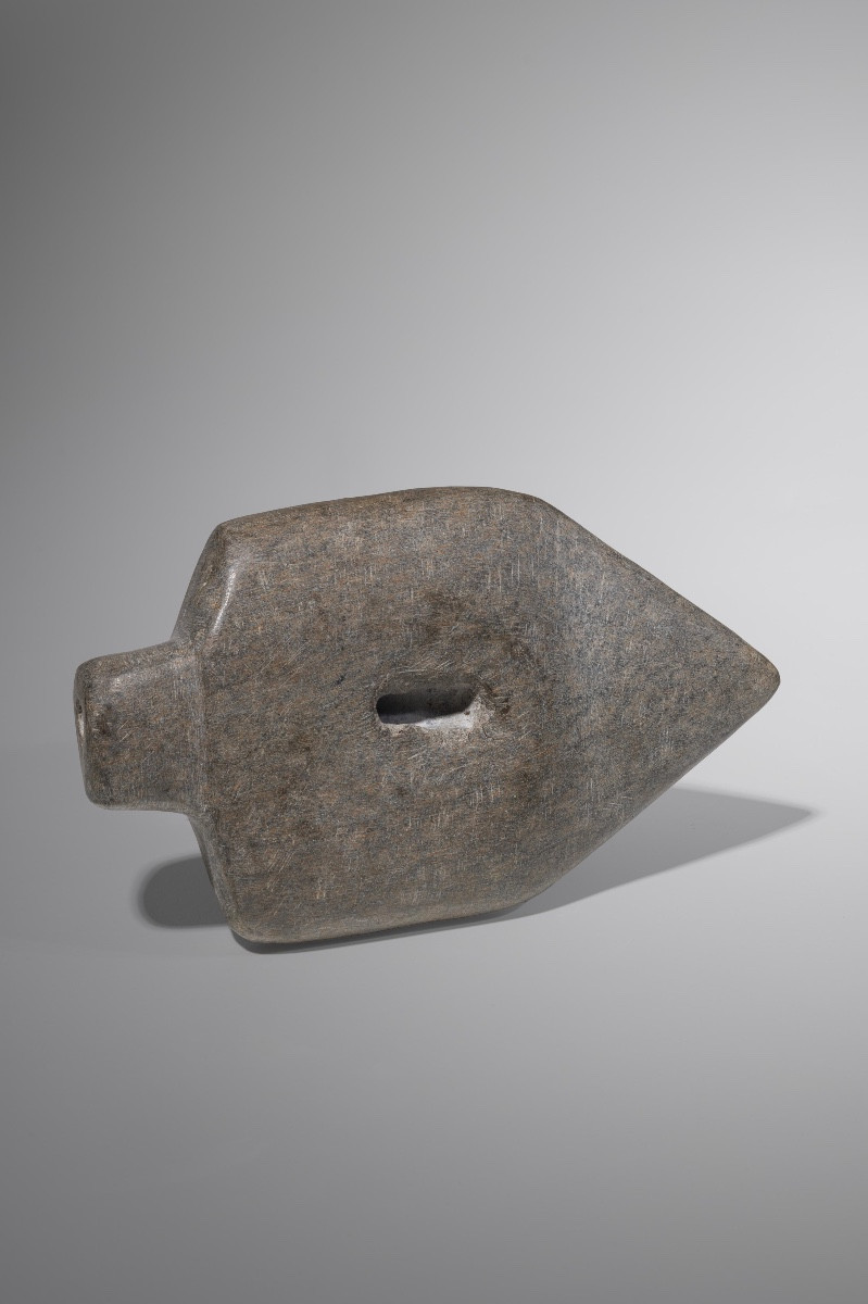 Masque en pierre  Chili, culture Mapuche, 1200–1700 apr. J.-C.-photo-2