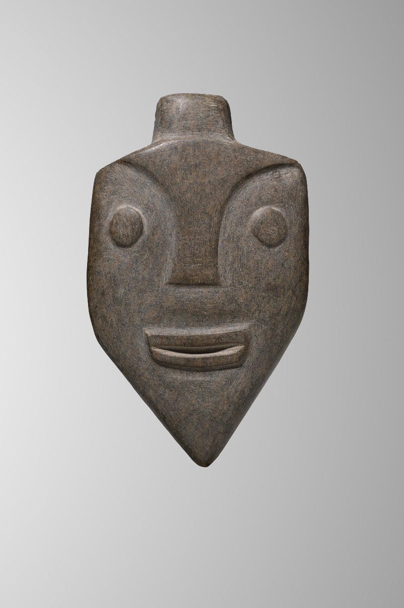 Masque en pierre  Chili, culture Mapuche, 1200–1700 apr. J.-C.