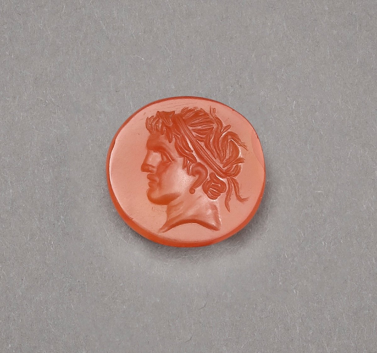 Hellenistic Carnelian Intaglio, Ruler