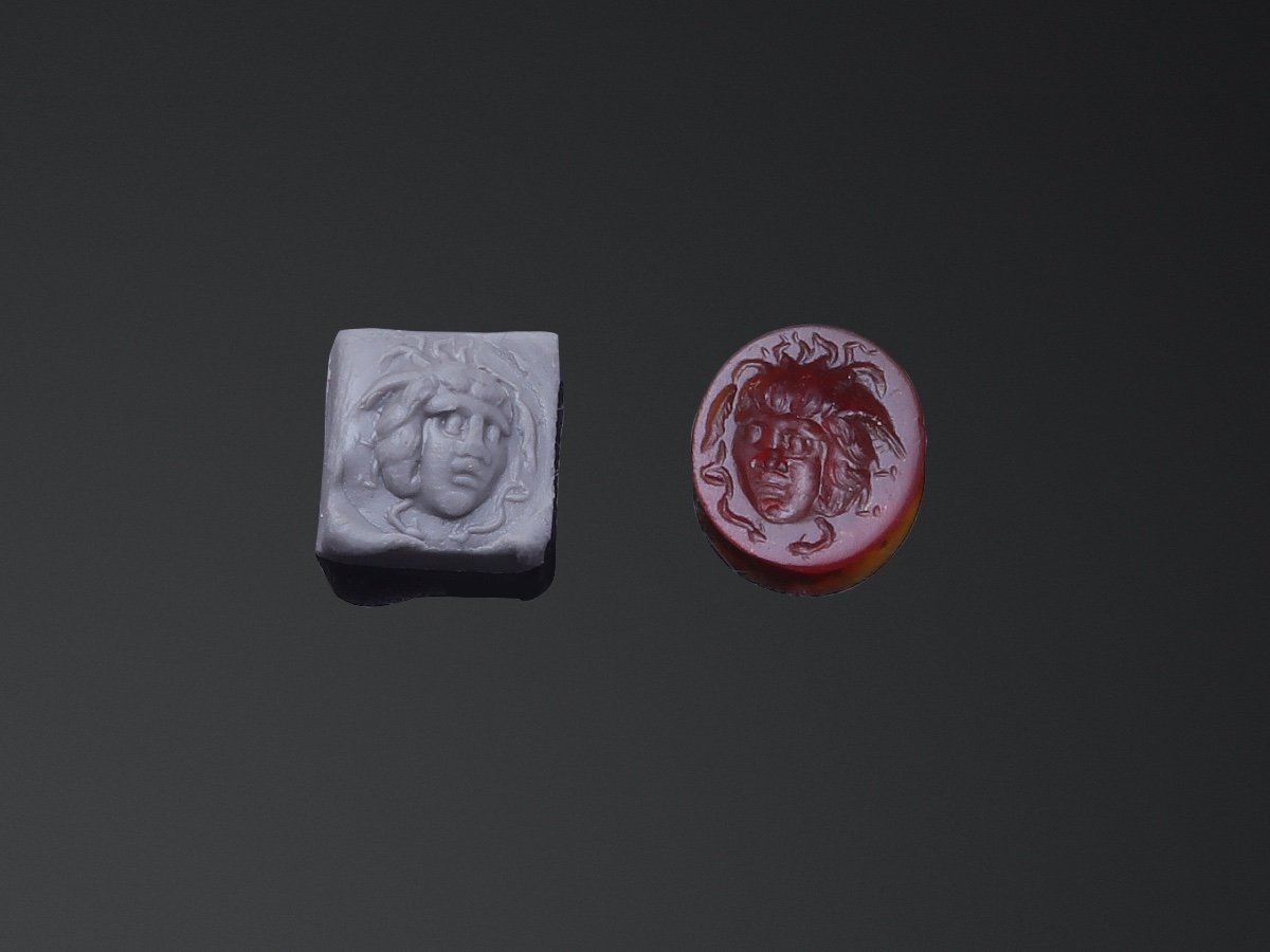 Roman Intaglio: Medusa