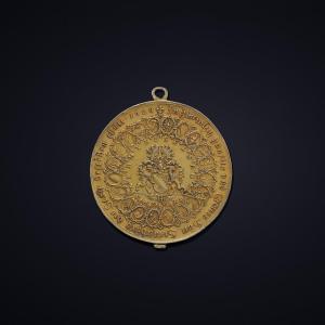 17th Century Silver Gilt Medal, Strasbourg