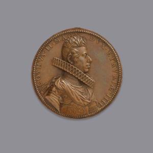 Guillaume Dupré, médaille, Cosme de Médicis