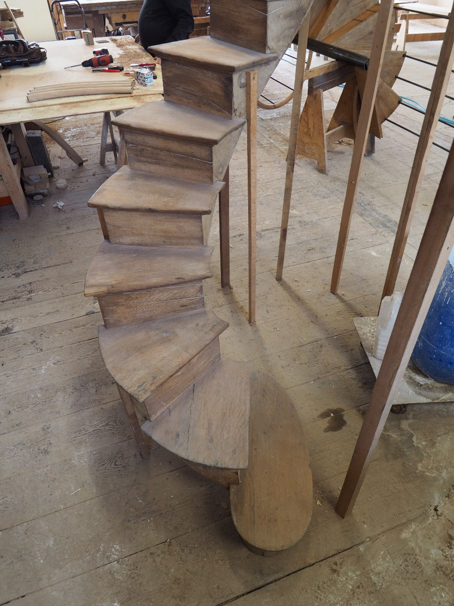 Escalier en colimaçon à noyau creux-photo-3