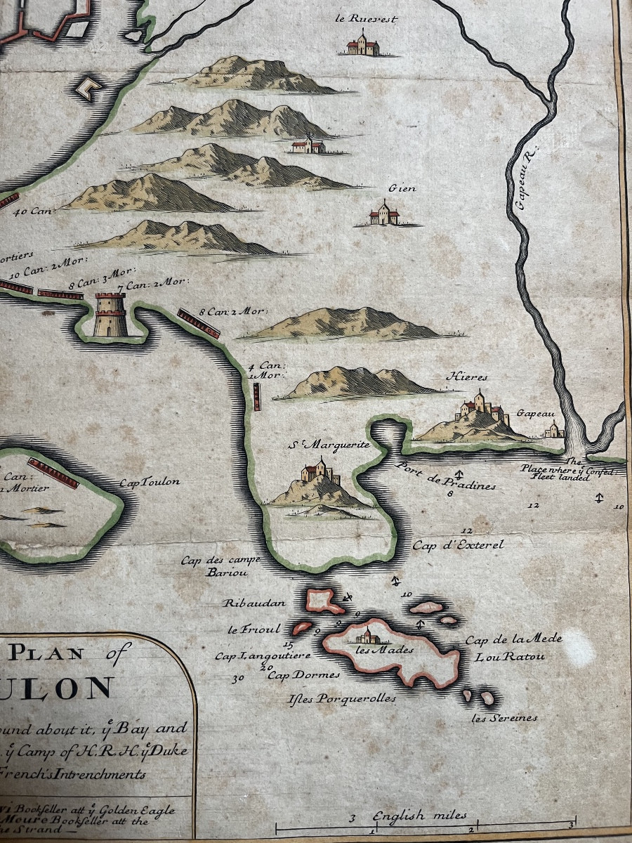 Plan du Siège de Toulon par les Anglais - XVIIIe siècle 18e-photo-4