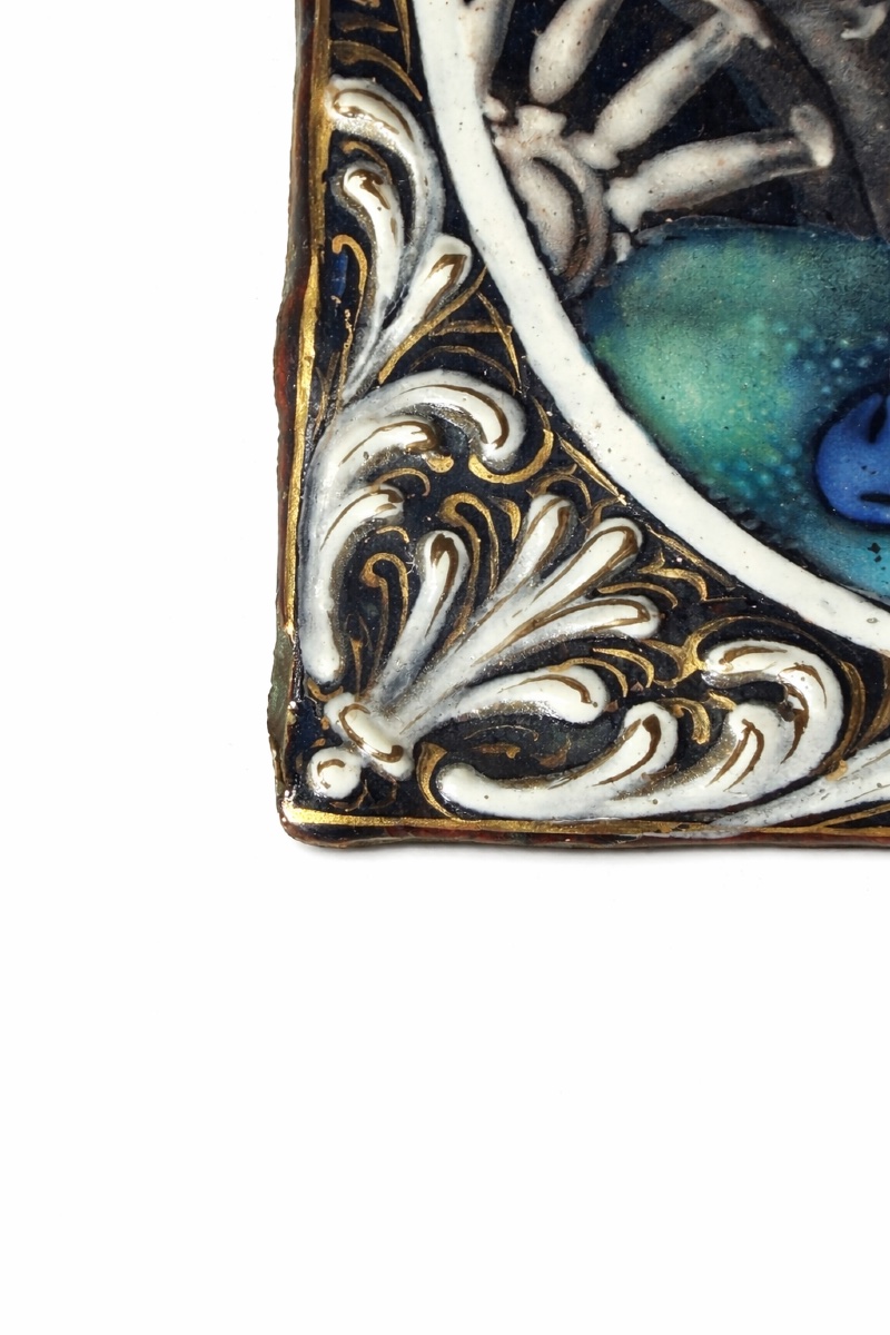 Sainte Catherine - Email de Limoges - Atelier Laudin - fin du XVIIe siècle 17e-photo-2