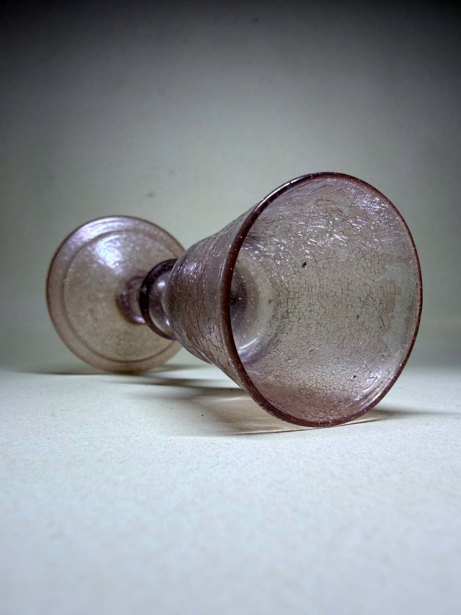 Verre en verre soufflé - Manufacture royale de la Margeride - XVIIIe siècle 18e-photo-1