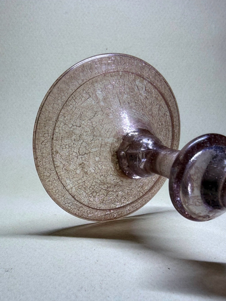 Verre en verre soufflé - Manufacture royale de la Margeride - XVIIIe siècle 18e-photo-2