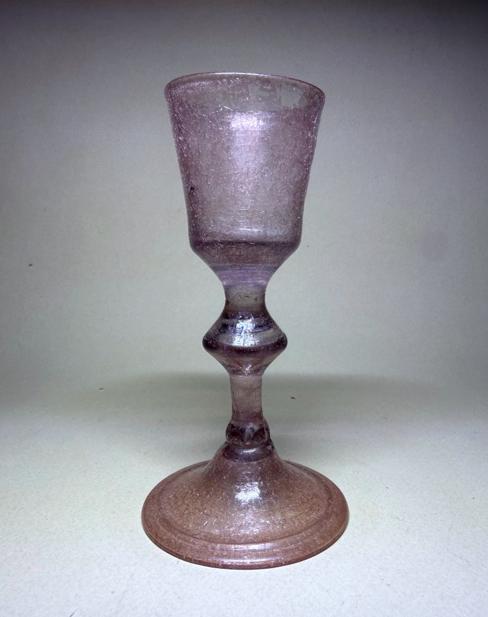 Verre en verre soufflé - Manufacture royale de la Margeride - XVIIIe siècle 18e