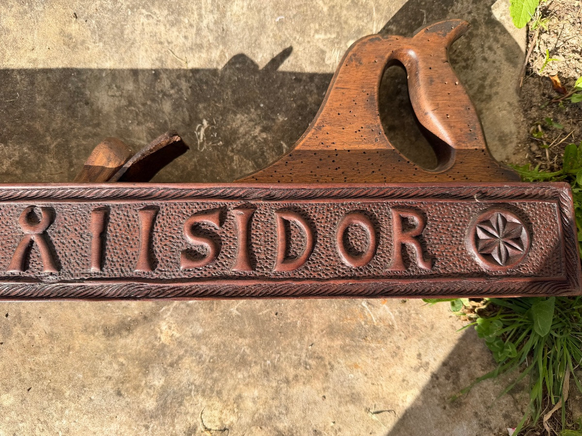 Patronymic Jointer Plane - Folk Art - 19th Century-photo-1