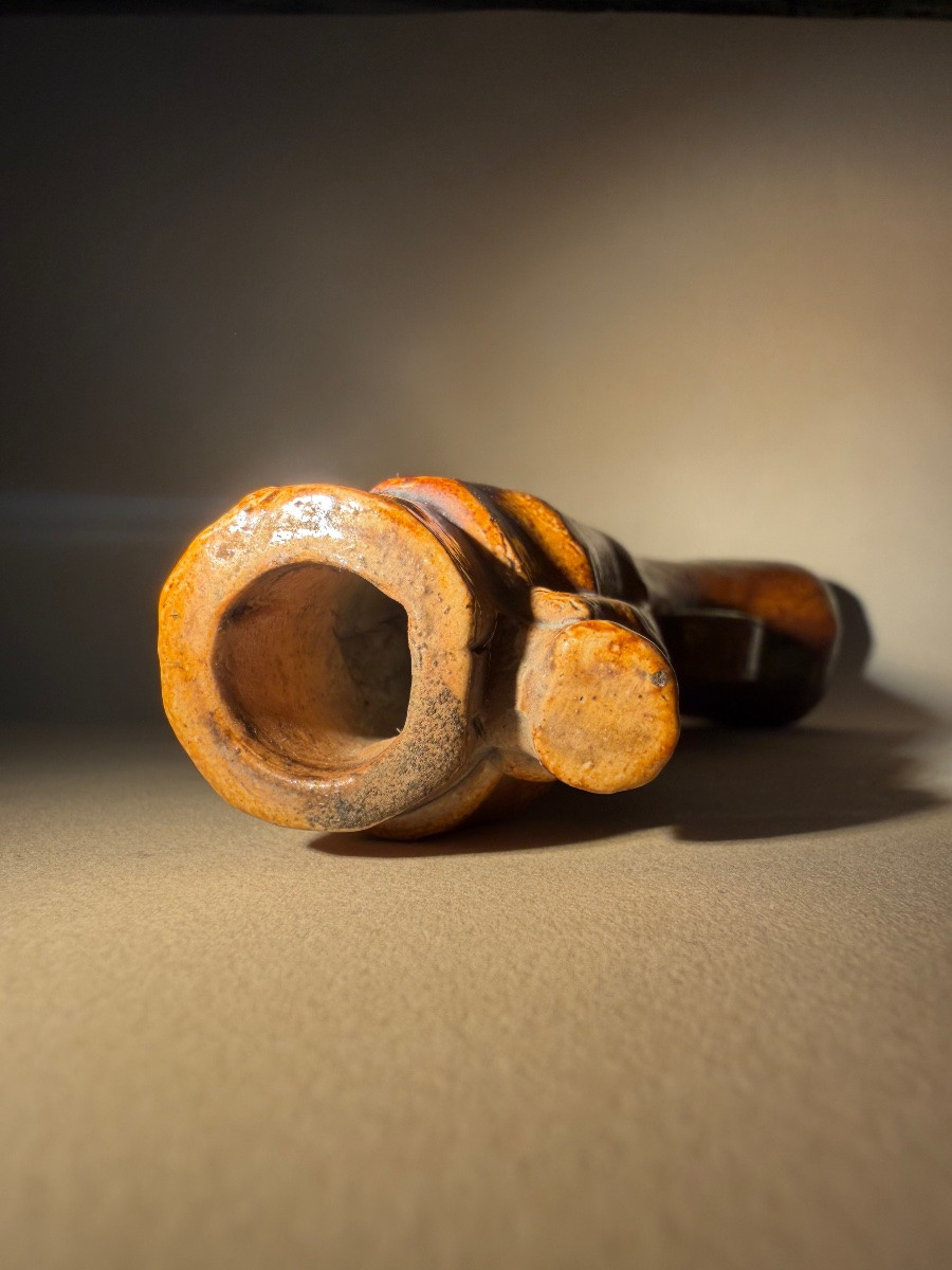 Flask In The Shape Of A Pistol - Doulton & Watts - Circa 1845-photo-6