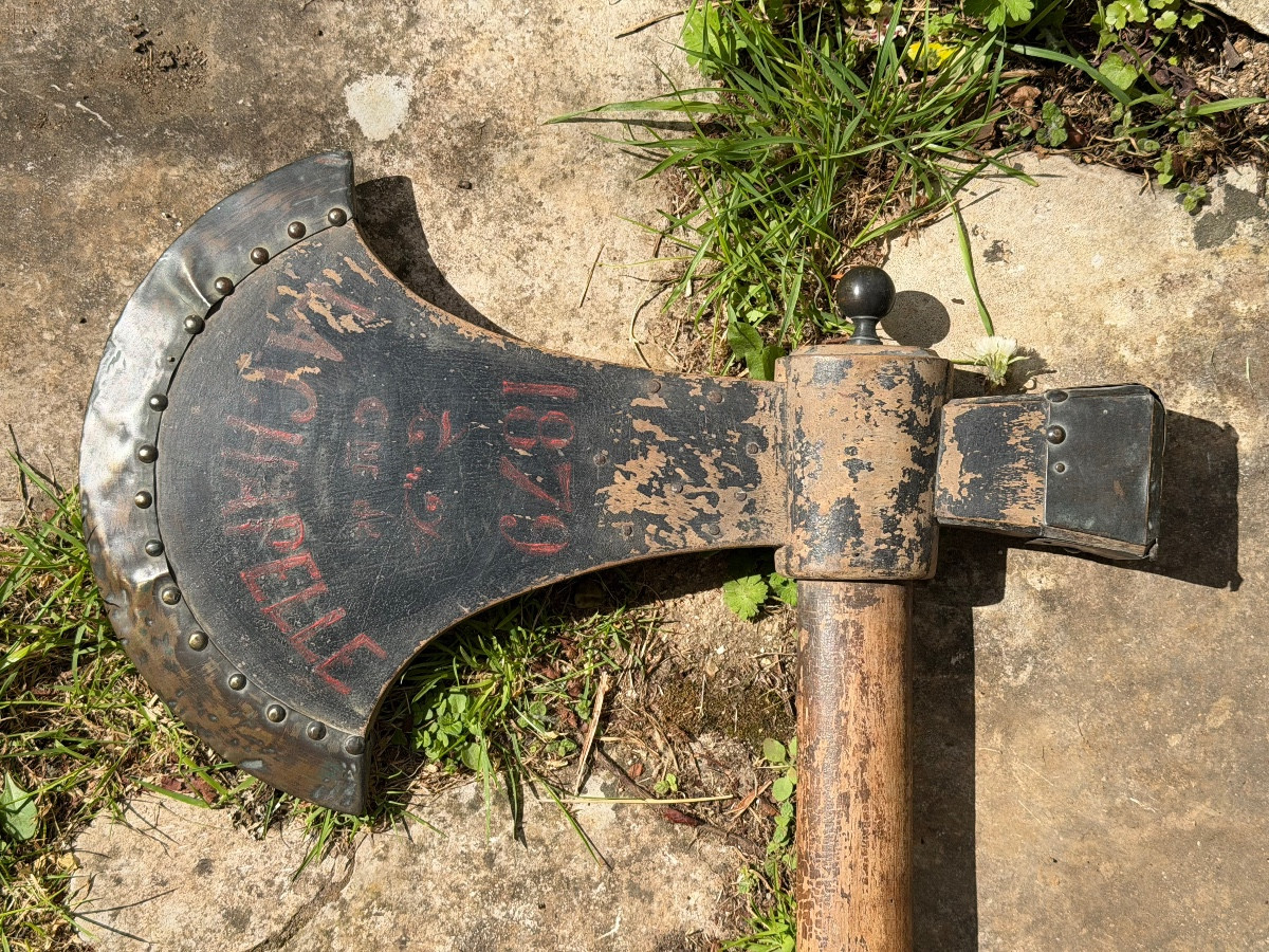 Hache de conscrit - Art populaire - XIXe siècle 19e-photo-2