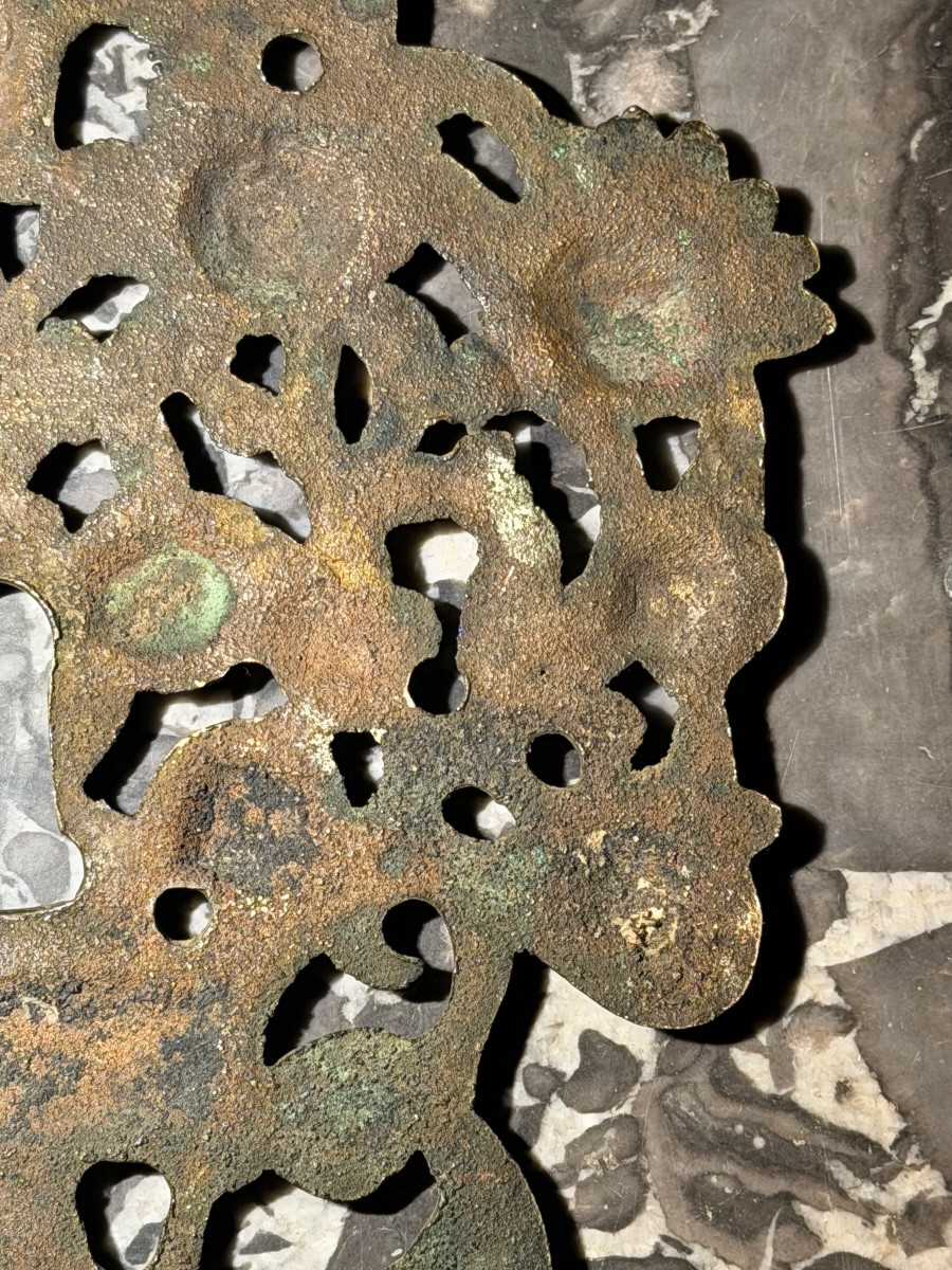 Bronze Keyhole - 17th Century-photo-1