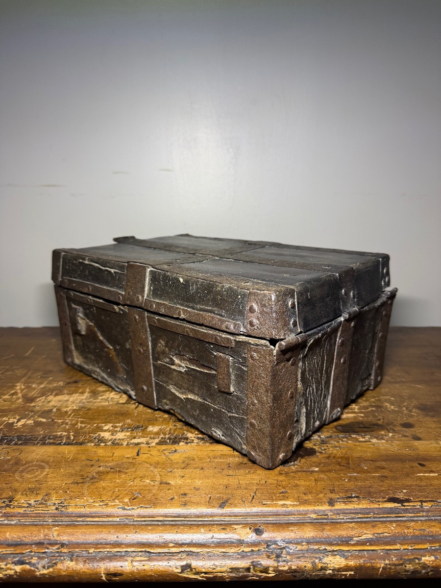 Coffret d'époque gothique dit de messager - XVe siècle 15e-photo-4