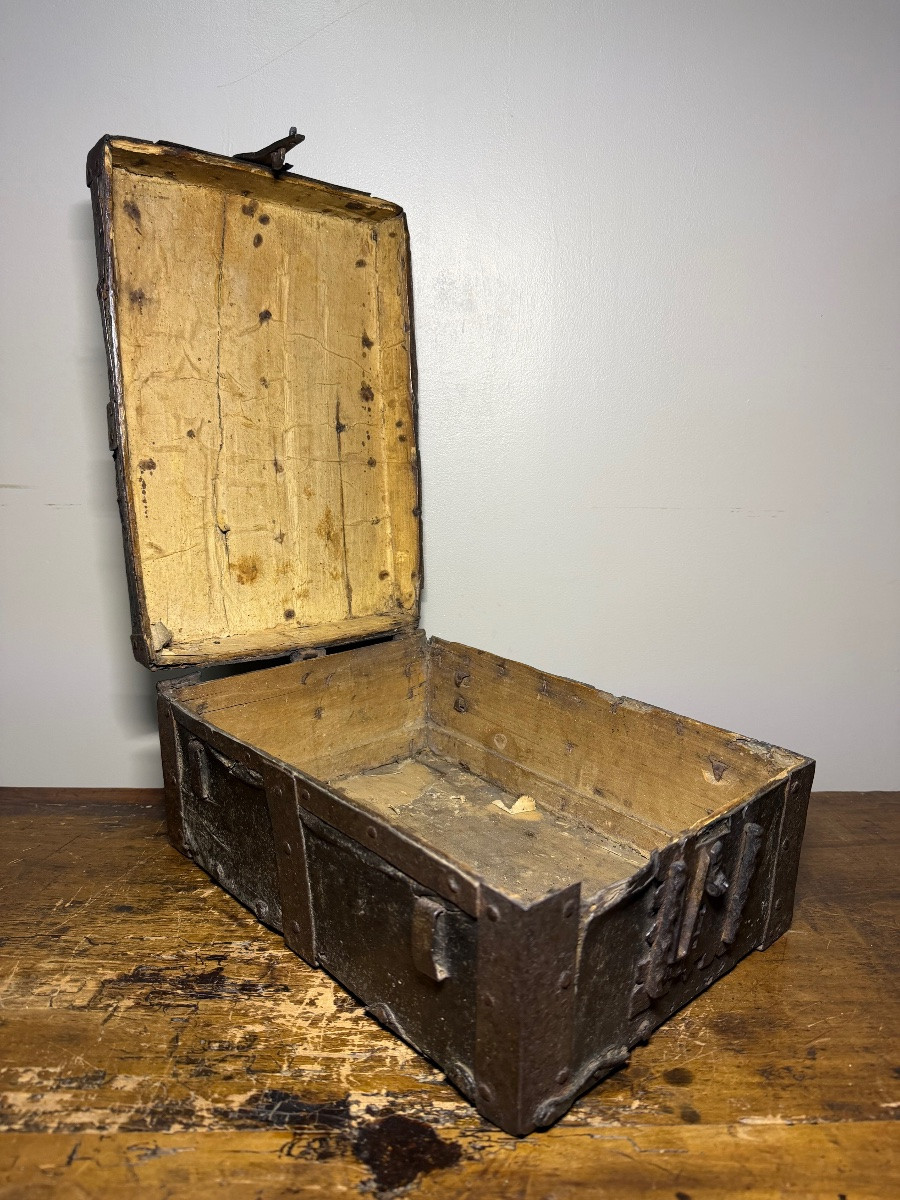 Coffret d'époque gothique dit de messager - XVe siècle 15e-photo-3