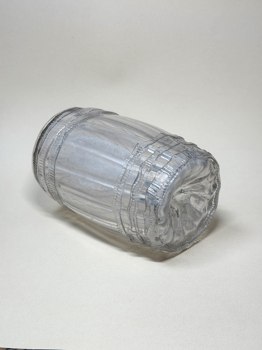 Blown Glass Keg - 18th Century -photo-2