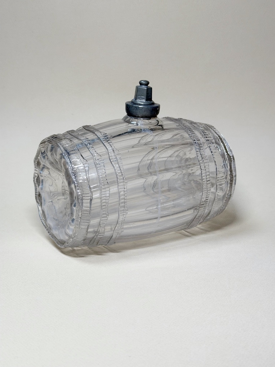 Blown Glass Keg - 18th Century -photo-3
