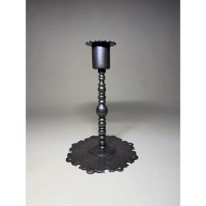 Bougeoir en fer forgé -  XVIIIe siècle 18e