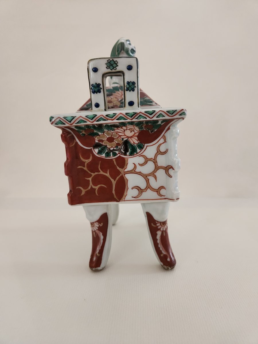 Japanese Porcelain Incense Burner-photo-3