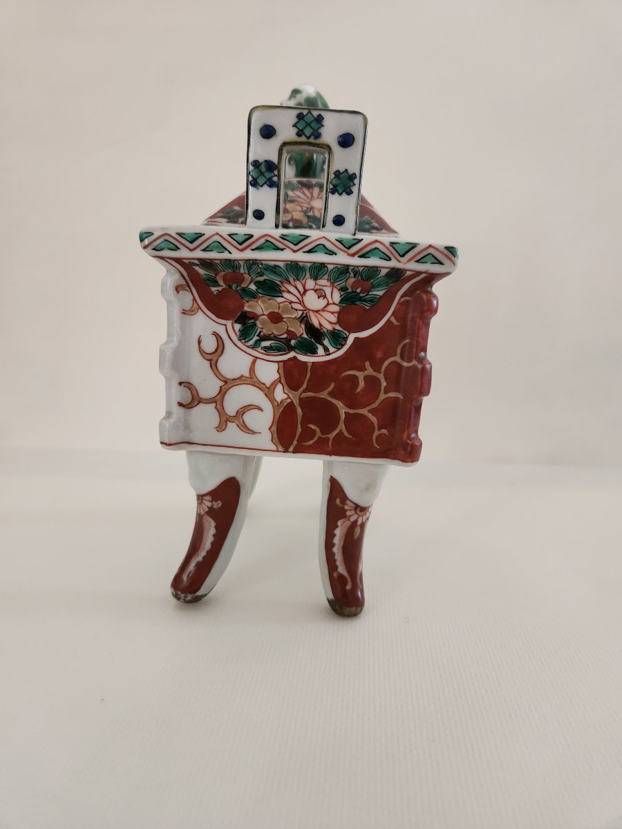 Japanese Porcelain Incense Burner-photo-4