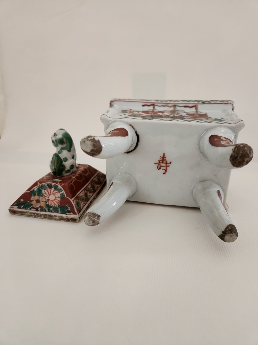 Japanese Porcelain Incense Burner-photo-1