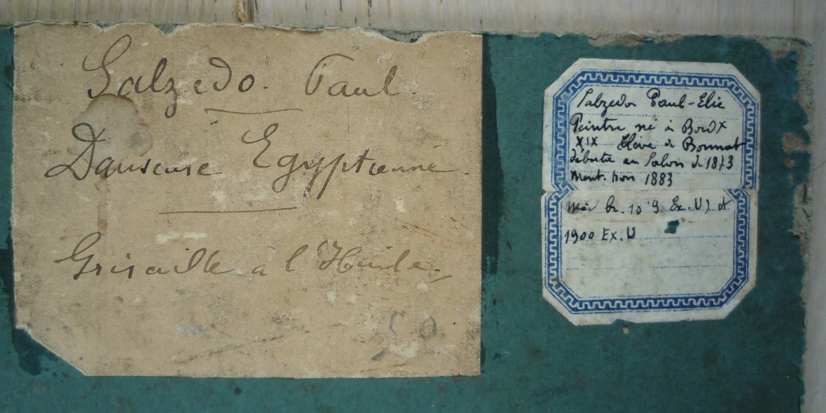 Paul Elie Salzedo (1842-1909) - Danseuse égyptienne-photo-4