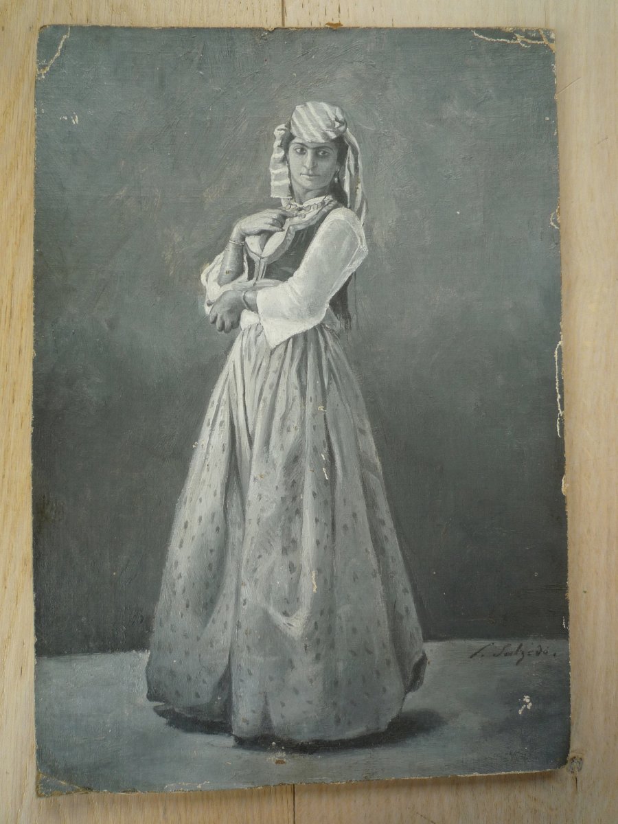 Paul Elie Salzedo (1842-1909) - Danseuse égyptienne