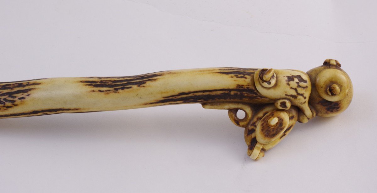 Yatate En Bois De Cerf-photo-4