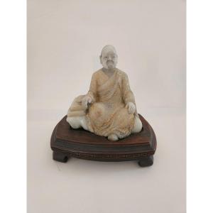 Seated Scholar In Soapstone