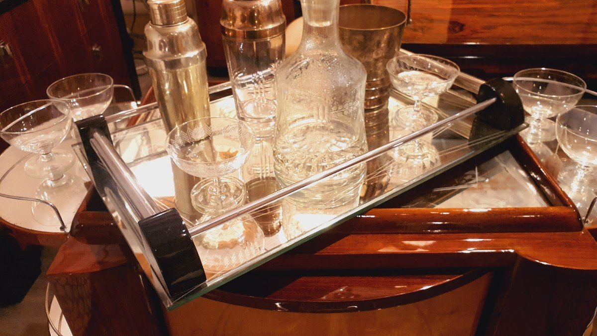 Bar Art Deco Palissandre Des Indes -photo-2
