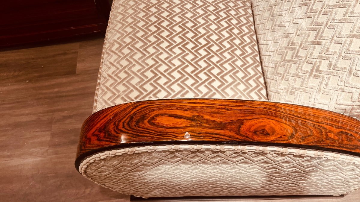 Fauteuils Club Art Déco Palissandre De Rio-photo-3