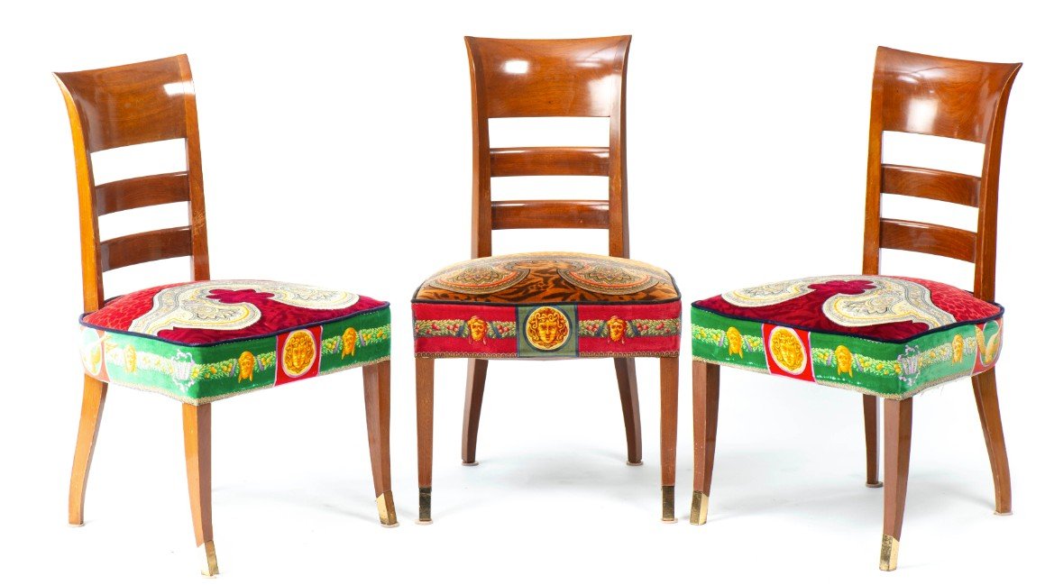 Art Deco Dining Room 8 Chairs And Table -photo-1