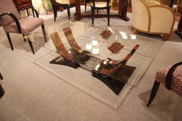 Art Deco Coffee Table In Rio Rosewood-photo-1
