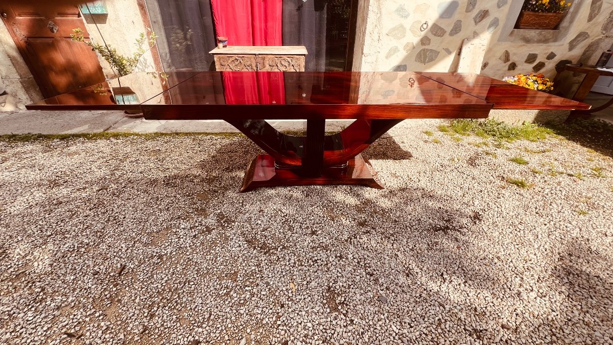 Art Deco Dining Table Indian Rosewood-photo-2