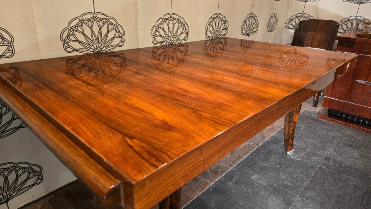 Table De Salle à Manger Art Deco Palissandre De Rio -photo-5